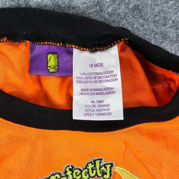 Toddler Halloween Outfit Size 18 mos Black Cat Shirt Skirt PURR-FECTLY PRETTY - Picture 12 of 15